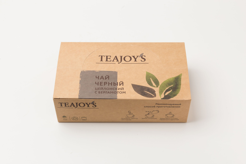 Чай черный TeaJoy's (с ароматом бергамота), 100 шт #1