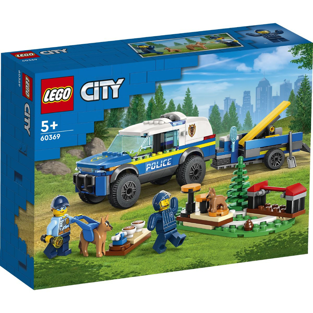 Конструктор LEGO City 60369 Дрессировка собак мобильной полиции  #1