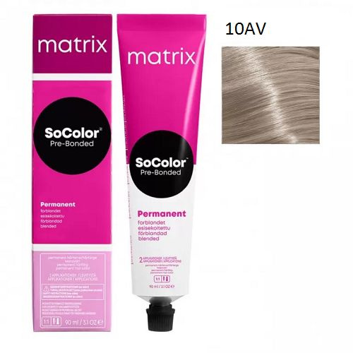 Крем краска MATRIX SoColor Pre-Bonded 10АV, 90 мл #1