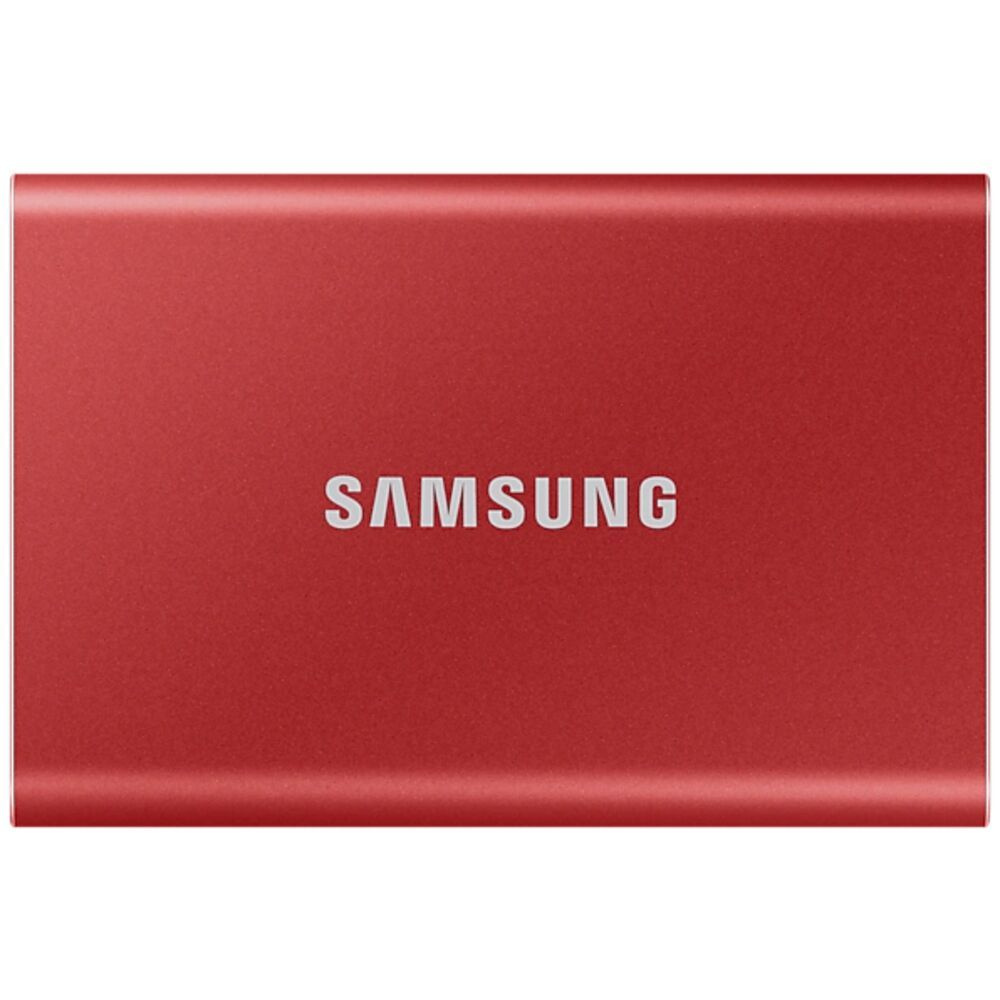 Внешний SSD-накопитель 2Tb Samsung T7 MU-PC2T0R/WW (SSD) USB 3.2 Type C Красный  #1