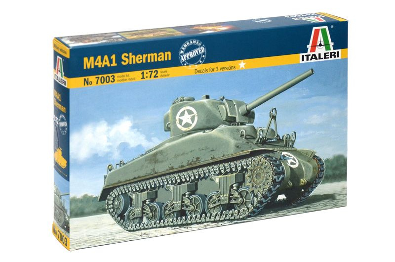 Сборная модель Italeri 7003ИТ Танк M4 Sherman #1
