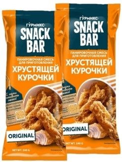 Гурмикс Snack Bar смесь панировочная хрустящая корочка #1