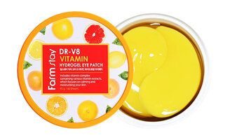 Гидрогелевые патчи для области вокруг глаз с витаминами FarmStay DR V8 Vitamin Hydrogel Eye Patch  #1