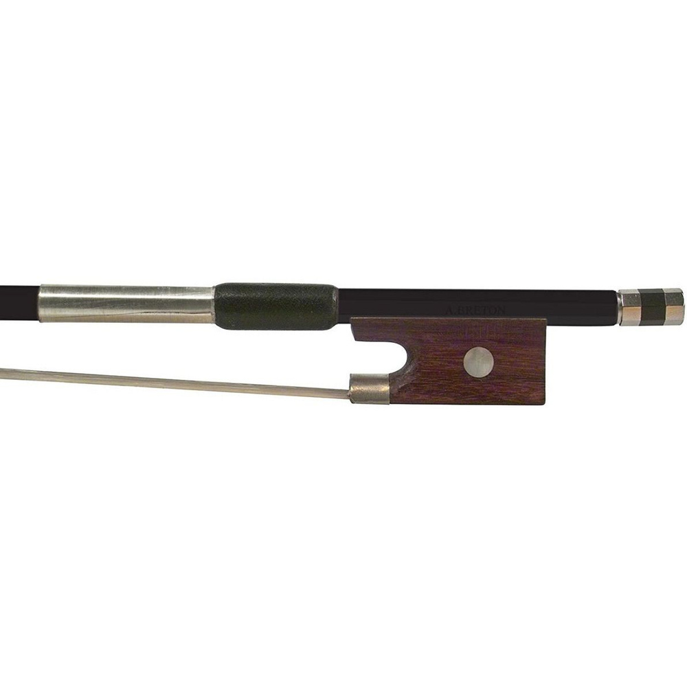 Смычок для скрипки 4/4 Anton Breton AB-110BK Brazilwood Student Violin Bow 4/4 Black #1