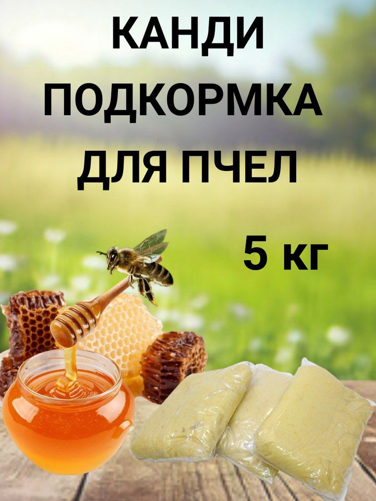 Канди медовое подкормка для пчел 5 кг #1