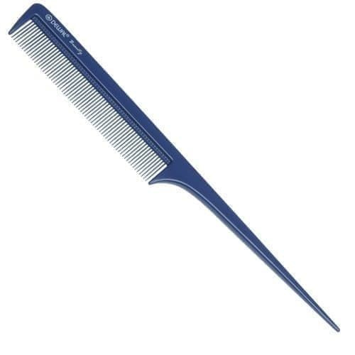Расческа Dewal Beauty с пластиковым хвостиком синяя 20,5см #1
