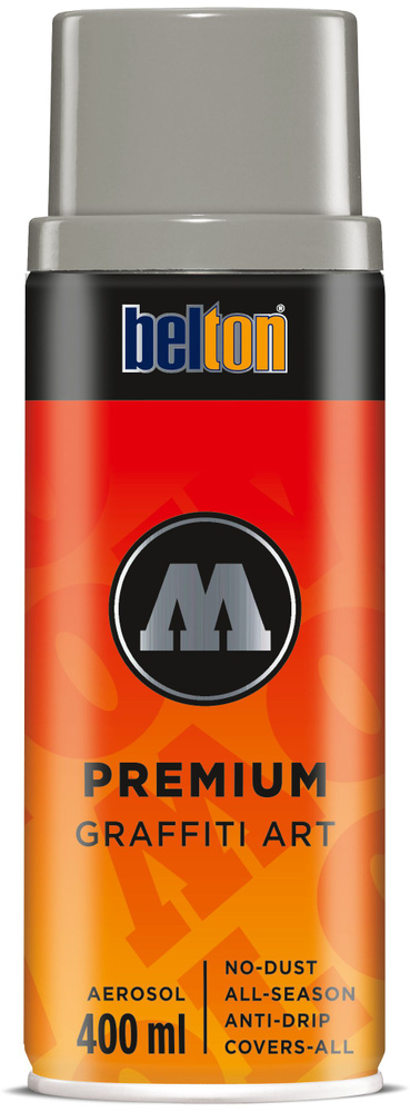 Аэрозольная краска для граффити и дизайна Molotow Belton PREMIUM #217 / 327101 CAPARSO middle grey neutral #1