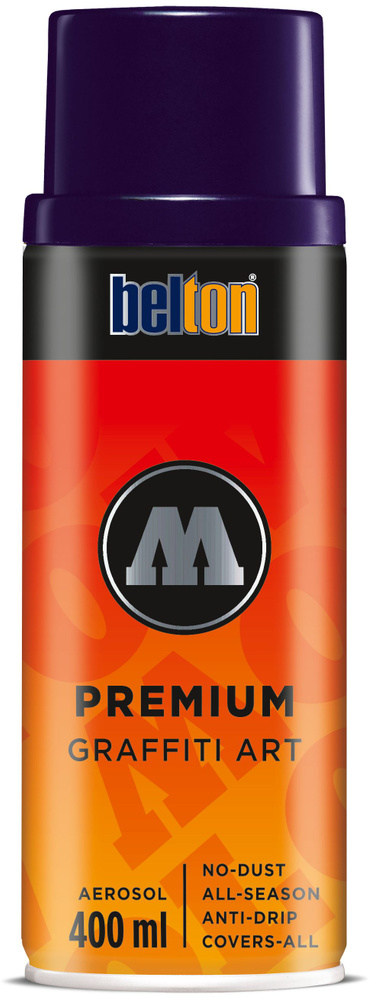 Аэрозольная краска для граффити и дизайна Molotow Belton PREMIUM #070 / 327044 crazy plum  #1