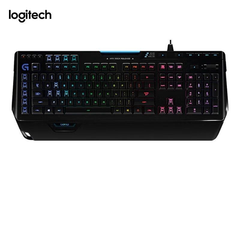 Logitech G Игровая клавиатура проводная Logitech G 910 ORION SPECTRUN, Английская раскладка, черно-серый #1