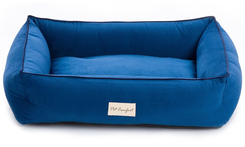 Лежанка для собак крупных пород Pet Comfort Golf Vita 03, размер L, синяя, 85х105x30 см  #1