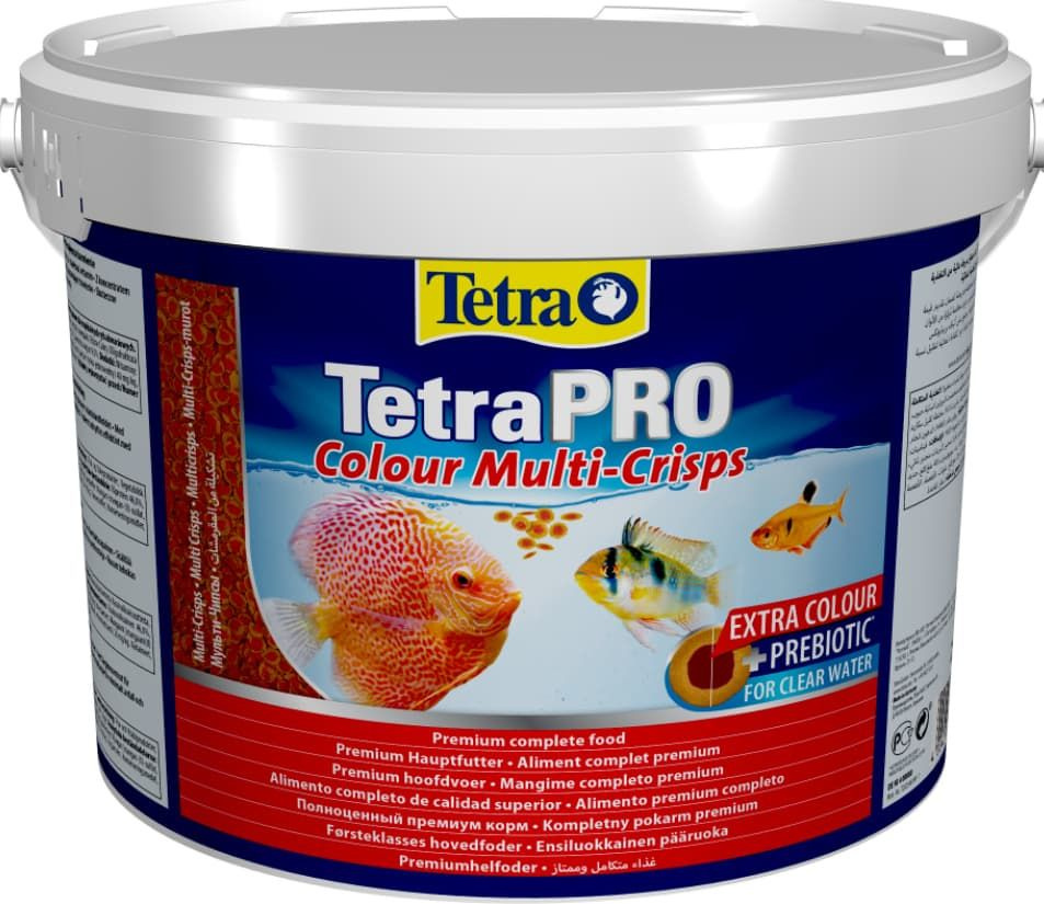 Корм Tetra Pro Colour Multi-Crisps, чипсы, для всех видов рыб, 10 л #1