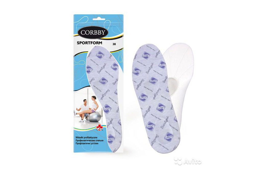 Стельки трехслойные Corbby Sportform (35 / 36) #1