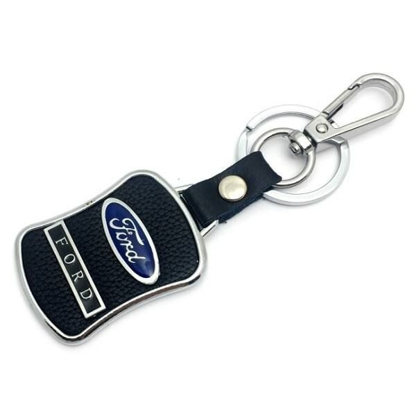 Брелок FORD (Форд) металл, кожа, для ключей и автомобиля #1
