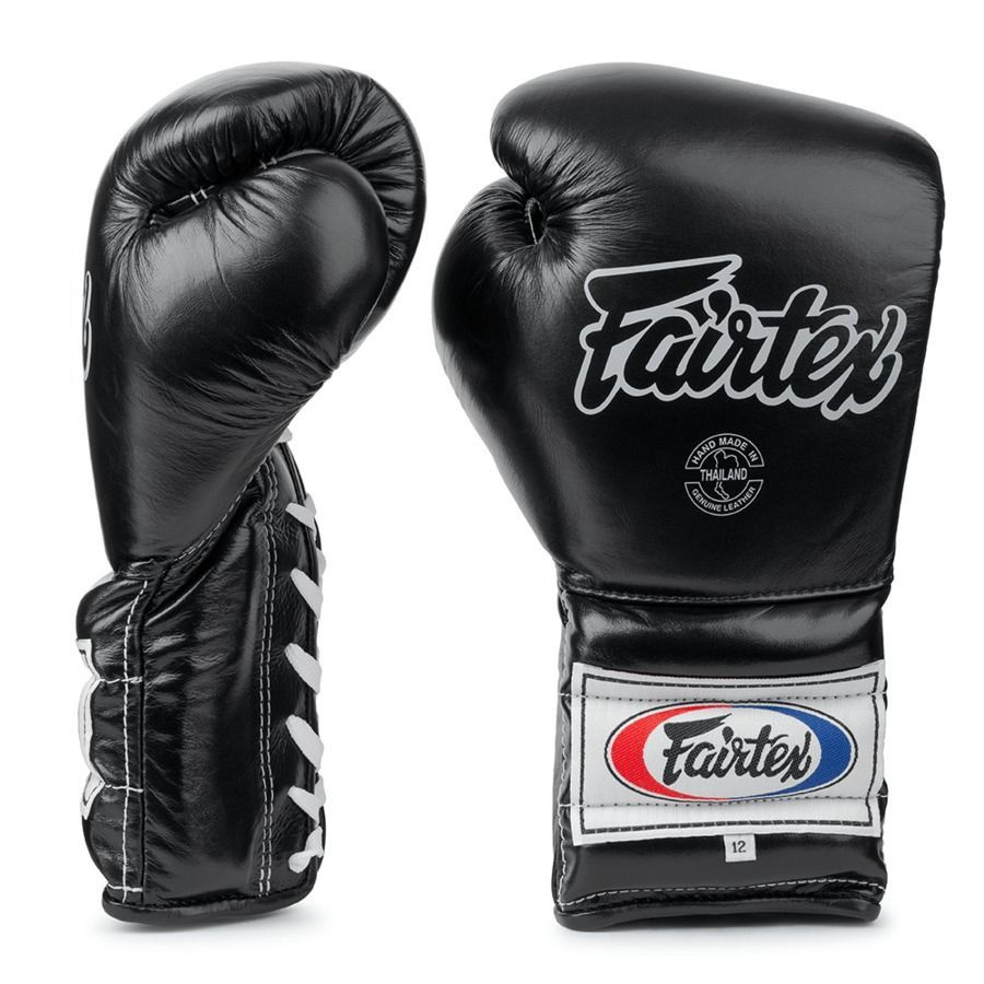 Боксерские перчатки на шнурке Fairtex BGL-7 14 унций #1