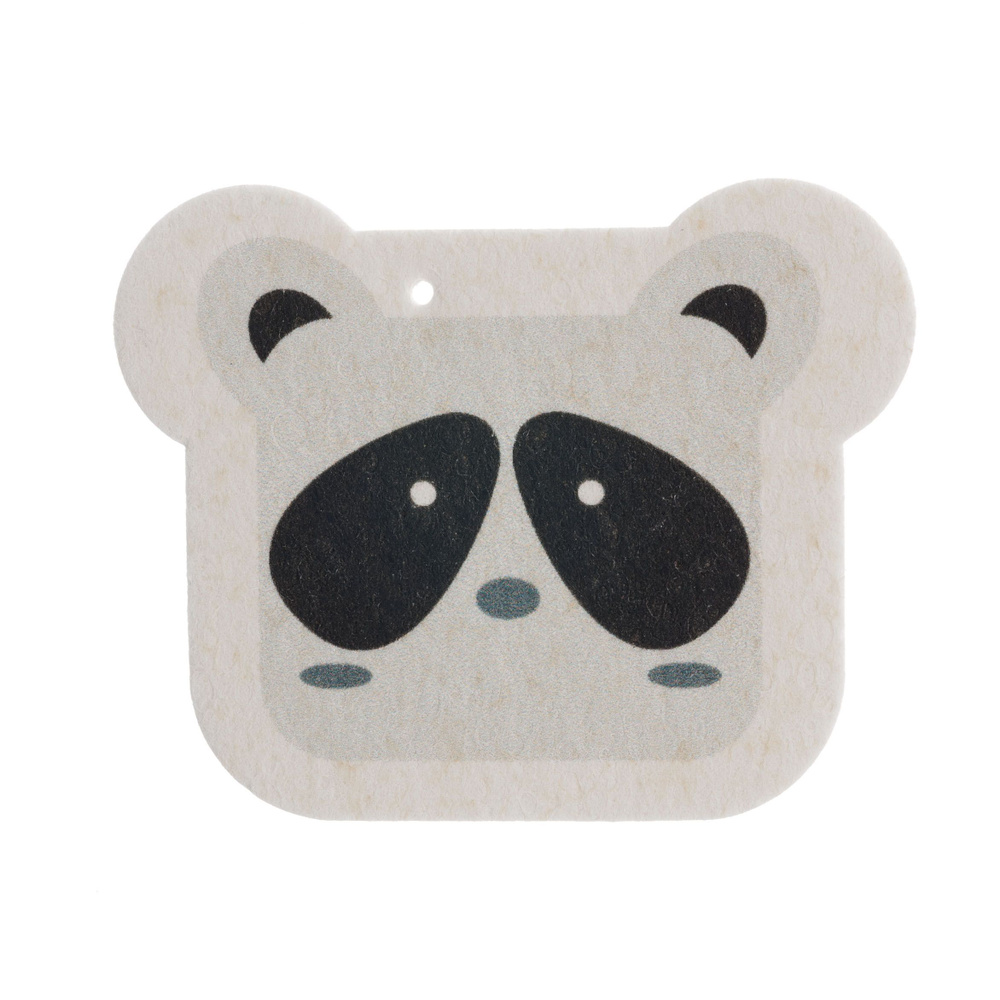 Спонж Dewal Beauty "панда", для снятия макияжа, 105х83 мм, целлюлоза, цвет разноцветный (CEY-8315B)  #1