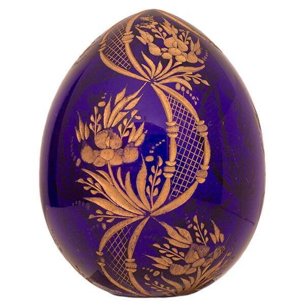 Пасхальное яйцо с гравировкой Гирлянды 7,5 см #1