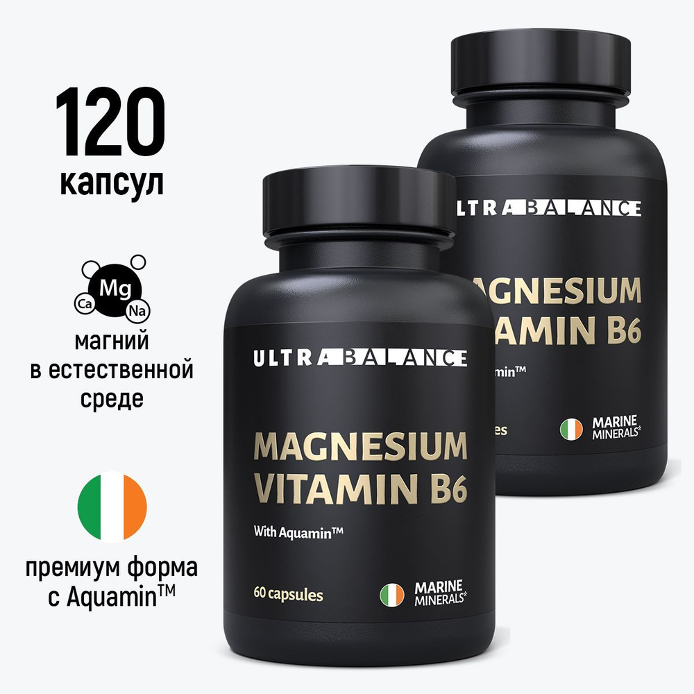 Пищевая добавка_UltraBalance Магний в6. Magnesium Vitamin b6. Магне б6. Витамины и минералы для нервной #1