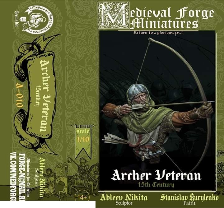 Medieval Forge Miniatures A-010 Фигура European Archer Veteran #1