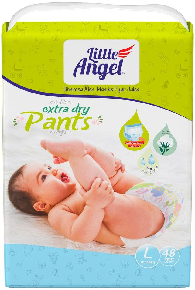 Подгузники-трусики Little Angel Extra Dry 4 L 8-10кг 37-51см 48шт 1шт #1