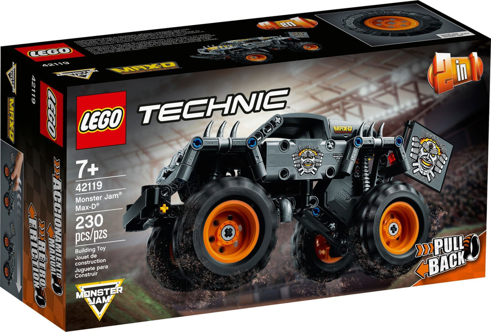 Конструктор LEGO Technic 42119 Monster Jam Max-D #1