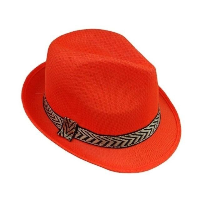 Шляпа карнавальная однотонная Красная #1