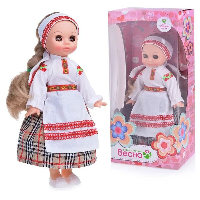 Весна Кукла Эля в белорусском костюме 35 см В3190 с 3 лет #1
