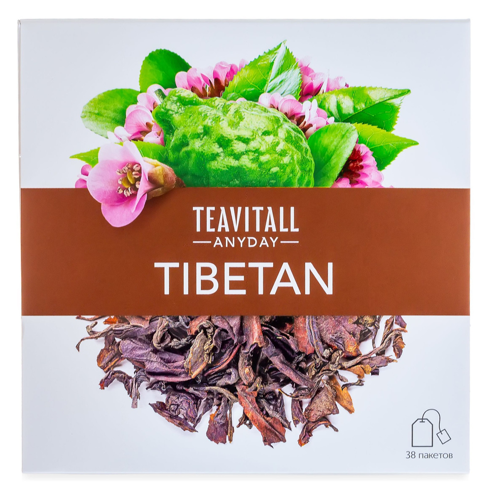 Чайный напиток TeaVitall Anyday Tibetan, 38 фильтр-пакетов #1
