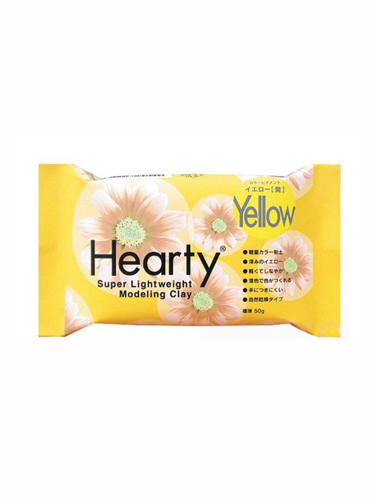 Полимерная глина Padico Hearty Yellow (Харти желтый), 50 г. #1