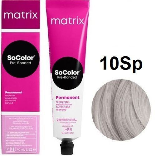 Matrix Перманентная краска для волос с бондером SoColor Pre-Bonded, 10SP (10.19) очень-очень светлый #1