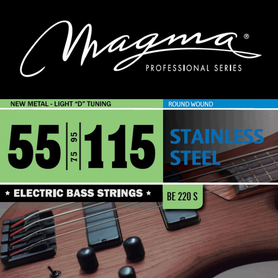 Комплект струн для бас-гитары Magma Strings BE220S 55-115 #1