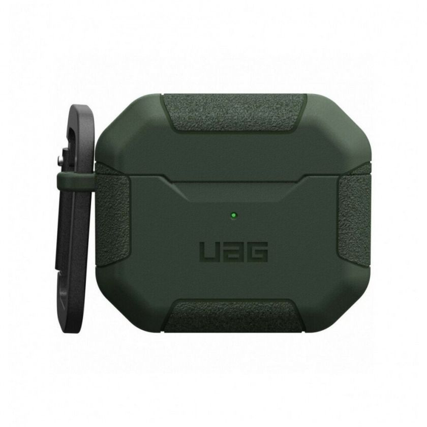 Чехол + карабин UAG Scout Case Olive Drab для Apple AirPods 3 оливковый #1