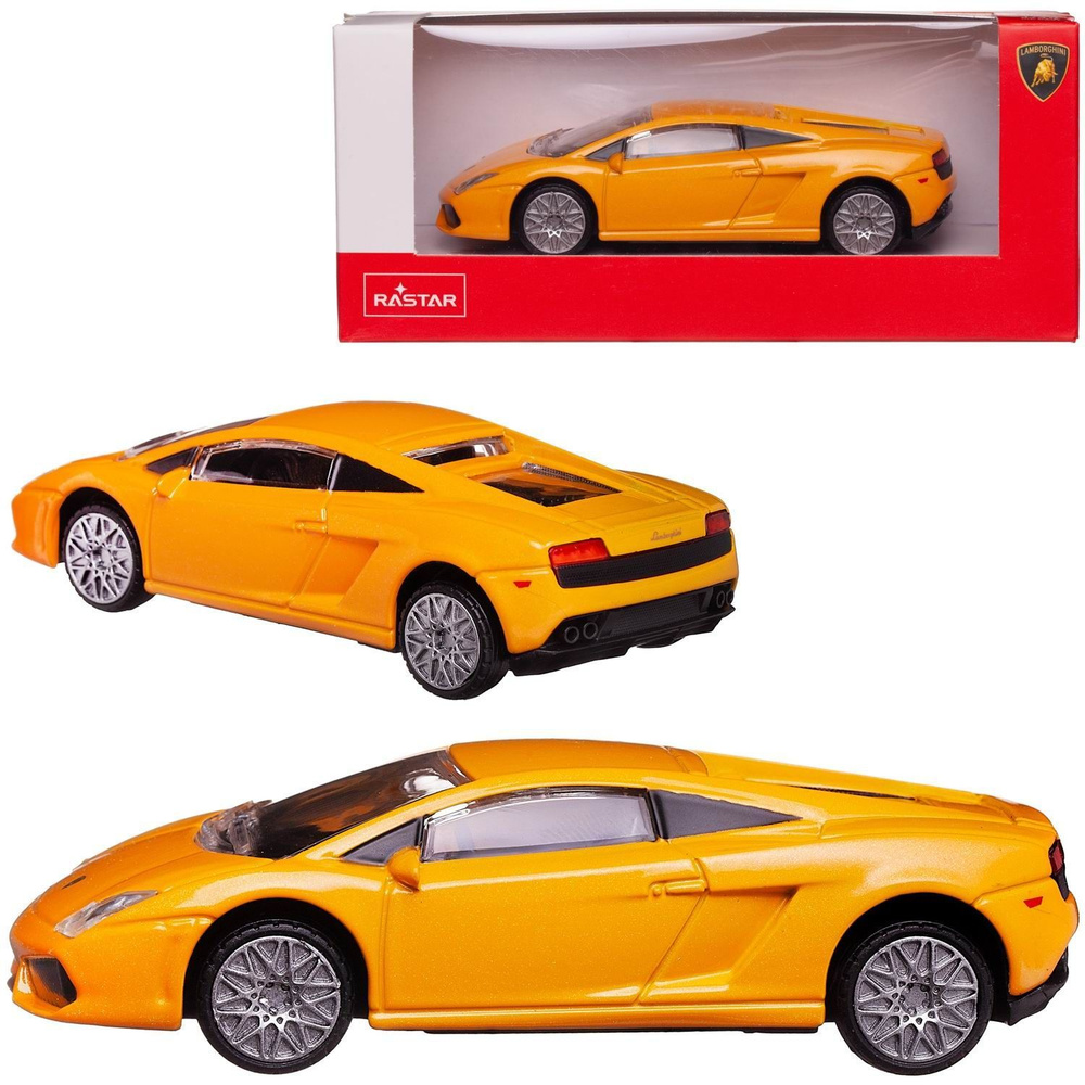 Машина металлическая 1:40 scale Lamborghini Gallardo LP560-4, цвет желтый  #1