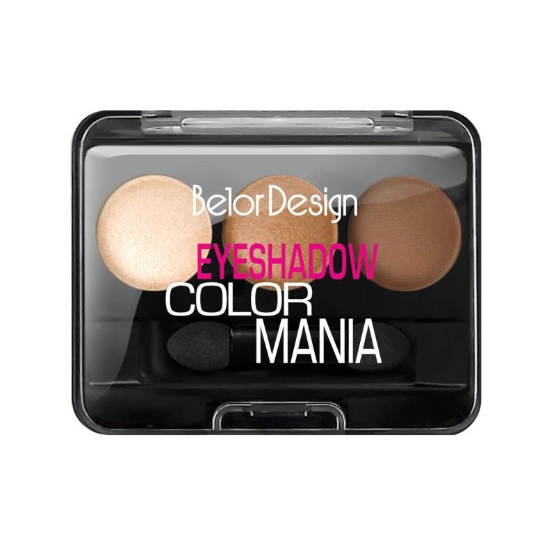 Тени для век Belor Design Smart Girl Color Mania, оттенок: 36, 3 оттенка #1