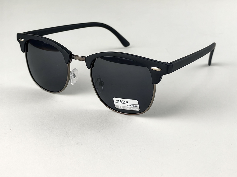 Солнцезащитные очки мужские MATIS Clubmaster поляризационные клабмастер женские  #1