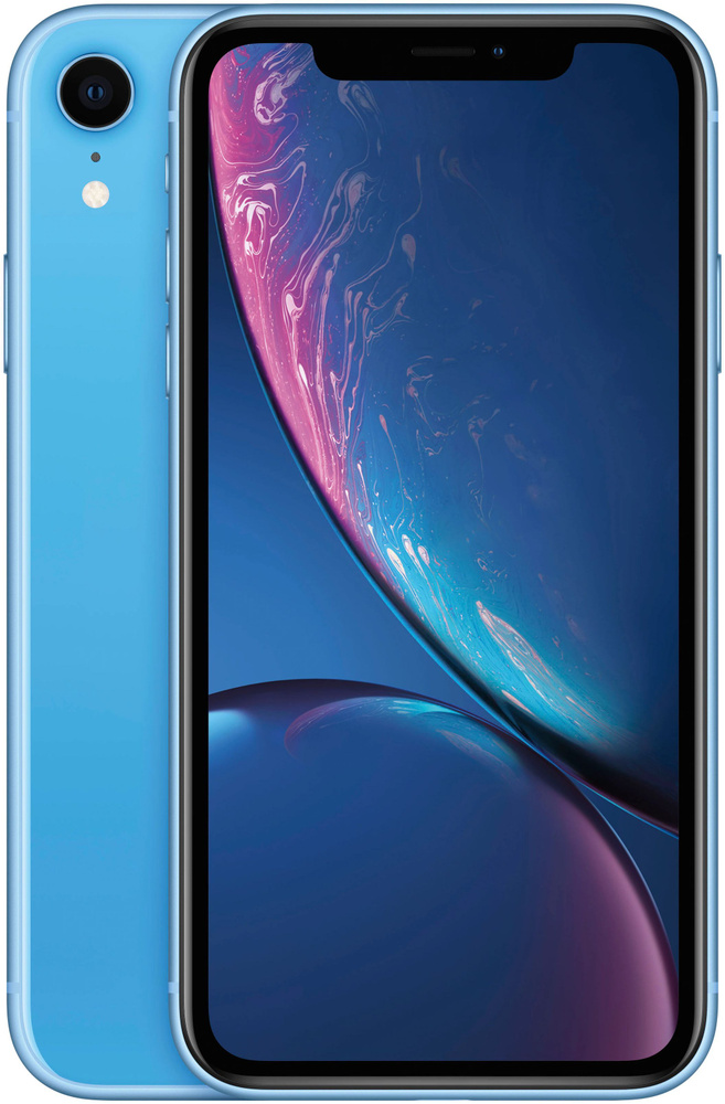 Apple Смартфон iPhone XR 3/128 ГБ, синий, Восстановленный #1