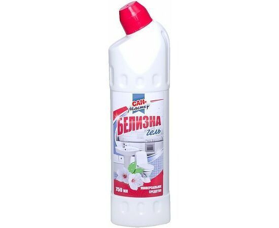 Средство чистящее отбеливающее Сан-Мастер "Белизна гель", 0,75 л ...