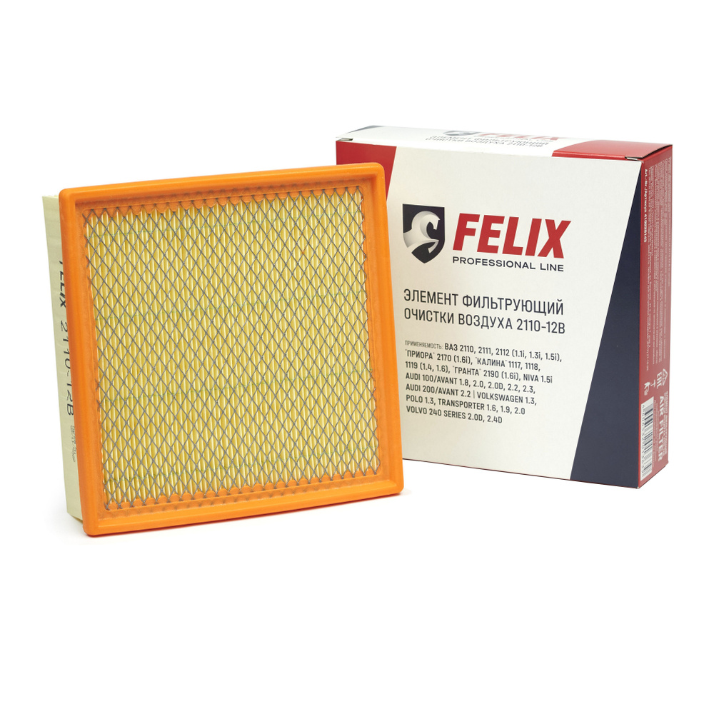 Фильтр воздушный "FELIX 2110-12 В с сеткой" для а/м ВАЗ ЛАДА инжектор  #1