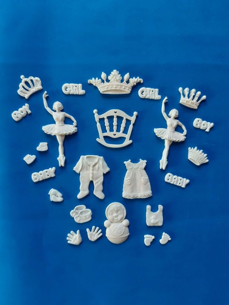 Фигурки пластиковые/ декор для скрапбукинга/ фигурки декоративные ...