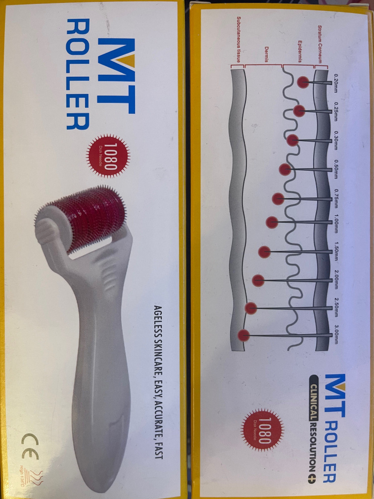 Мезороллер MT Roller clinical resolution 1080 disc Needle 3.0 мм #1