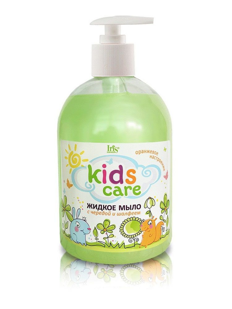 Iris Cosmetic Жидкое мыло Kids Care с чередой и шалфеем, 500 мл #1