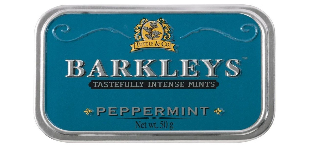 Леденцы Barkleys Mints Peppermint Перечная мята, 50г, 6 штук #1