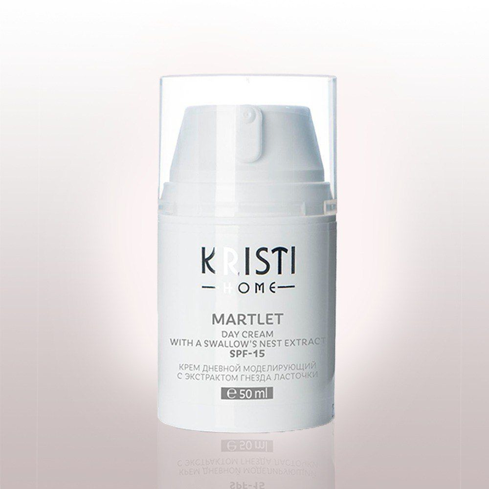 Крем дневной моделирующий с экстрактом гнезда ласточки SPF-15 Kristi HOME Martlet Day 50 ml  #1