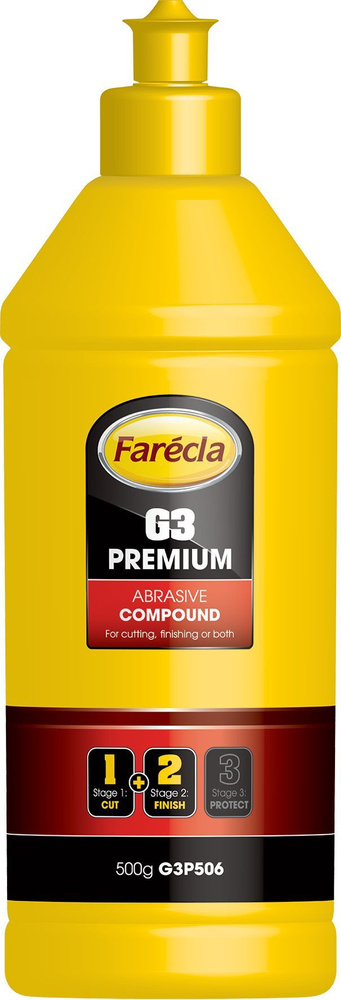 Паста полировальная "Farecla G3 PREMIUM" 2в1, 1+2шаг, без воды, 500г. #1