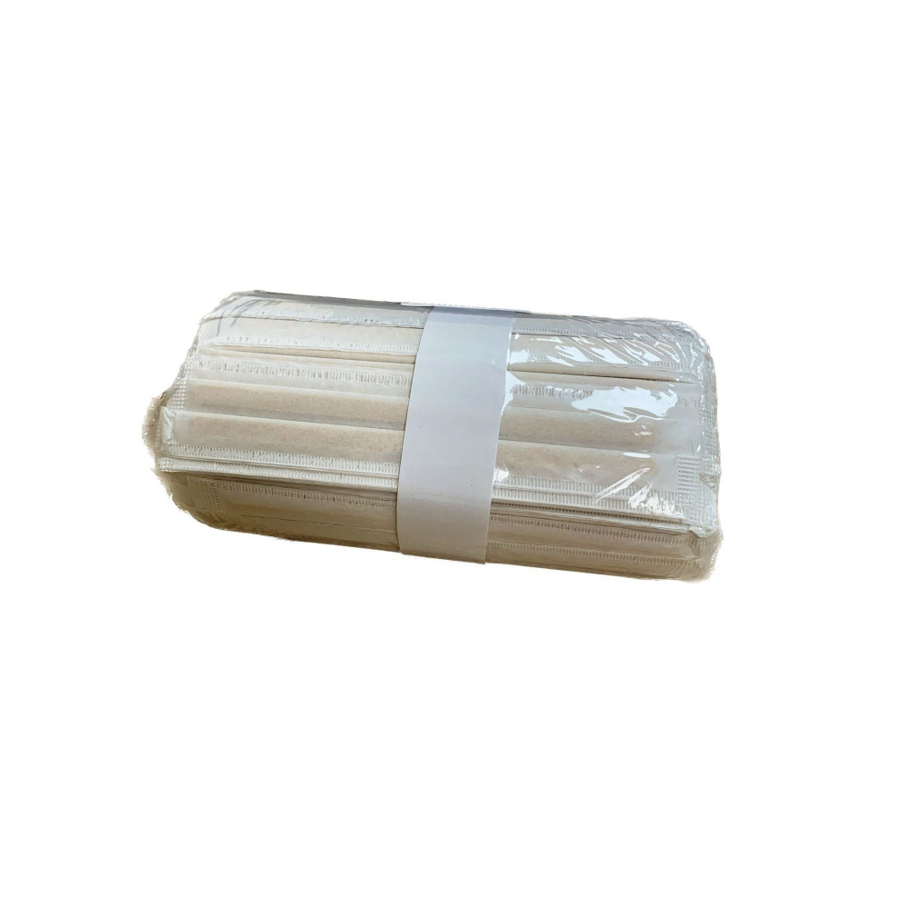 Одноразовые палочки для кофе деревянные размешиватели в индивидуальной бумажной упаковке 140х6х1.8мм, #1