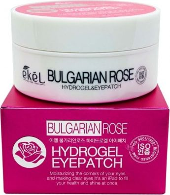 EKEL / Экель Eye Patch Bulgarian Rose Патчи для глаз гидрогелевые увлажняющие с экстрактом болгарской #1
