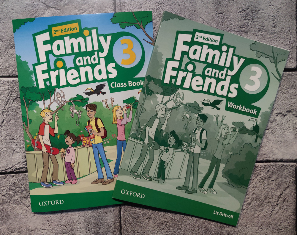 Family and Friends (2nd edition) Class Book 3 + Work Book 3