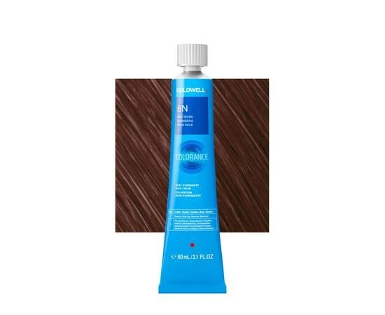 Goldwell Colorance 6N Тонирующая крем-краска темно-русый 60 мл #1