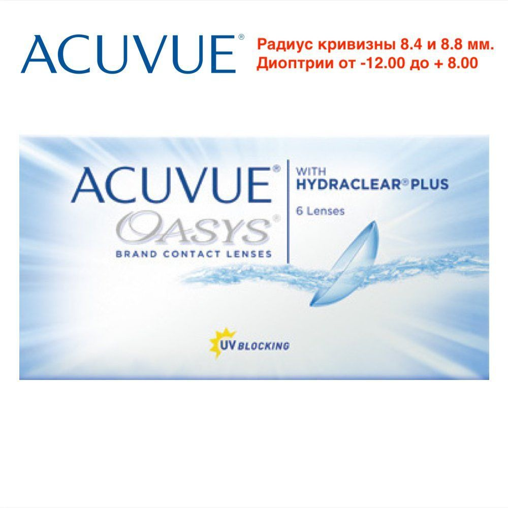 ACUVUE Контактные линзы, +0.50, 8.4, 2 недели  #1