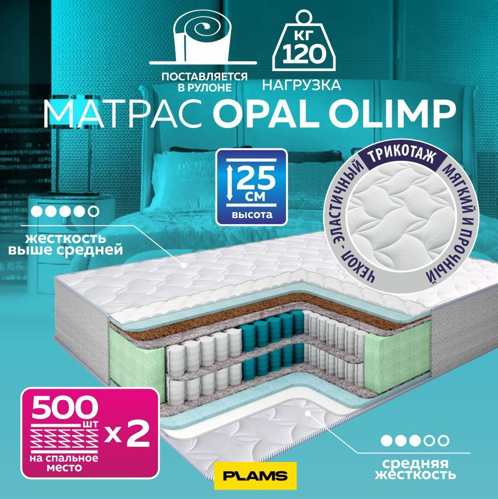 Матрас пружинный OPAL OLIMP 80х200 #1