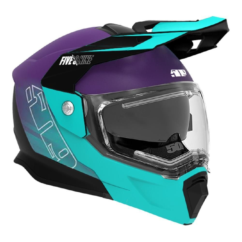 Шлем для снегохода 509 Delta R4 с подогревом, Galaxy Teal Purple, M #1